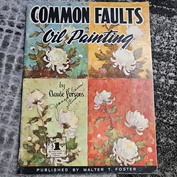 Common Faults in Oil Painting by Claude Parsons #125 Walter Foster How to VTG - Picture 14 of 16